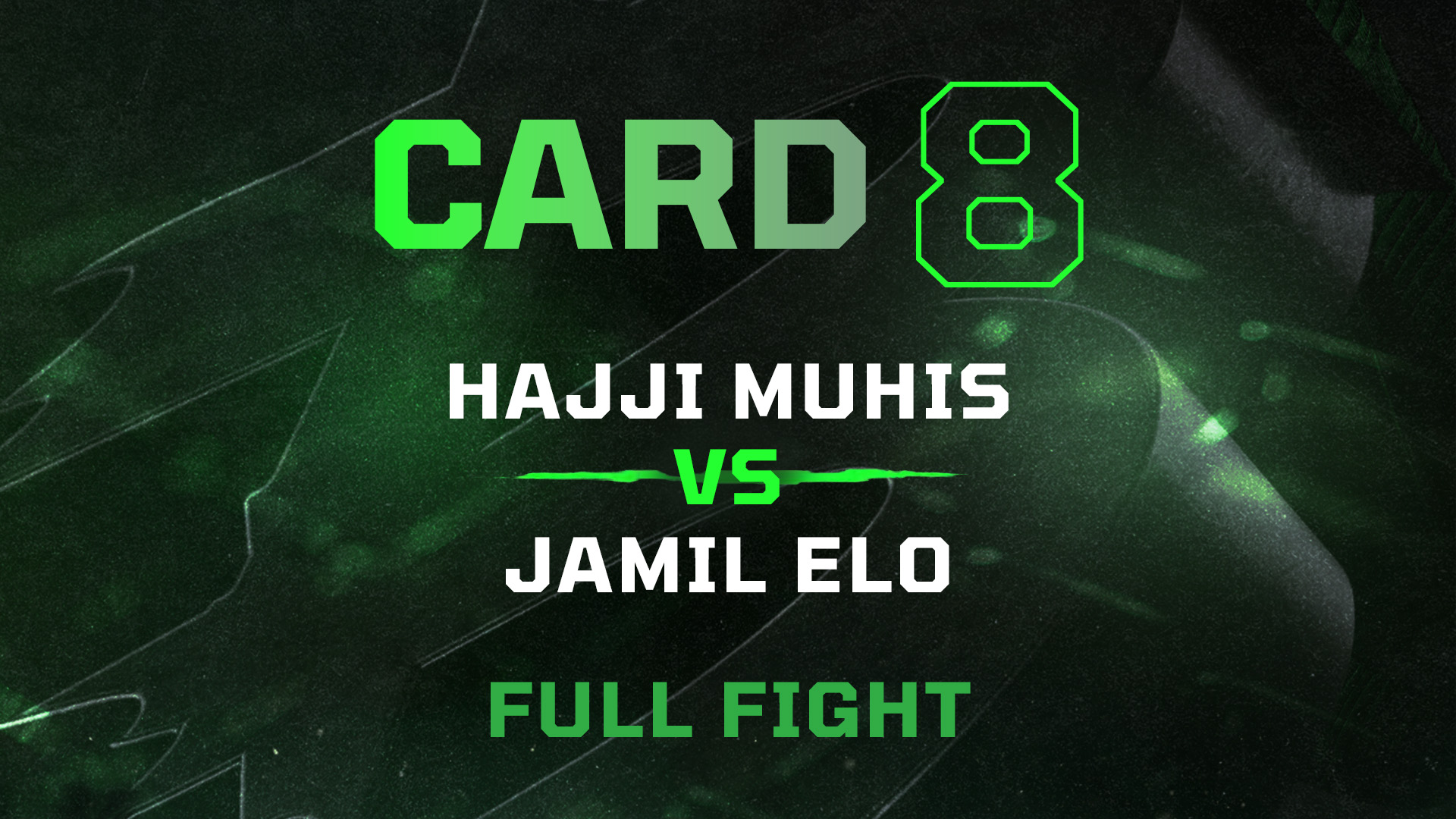 Hajji Muhis vs Jamil Elo - Full Fight